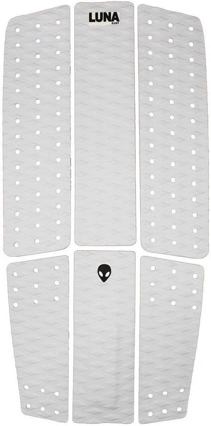 Lunasurf Alien 6 Piece Surfboard Front Foot Traction Pad White