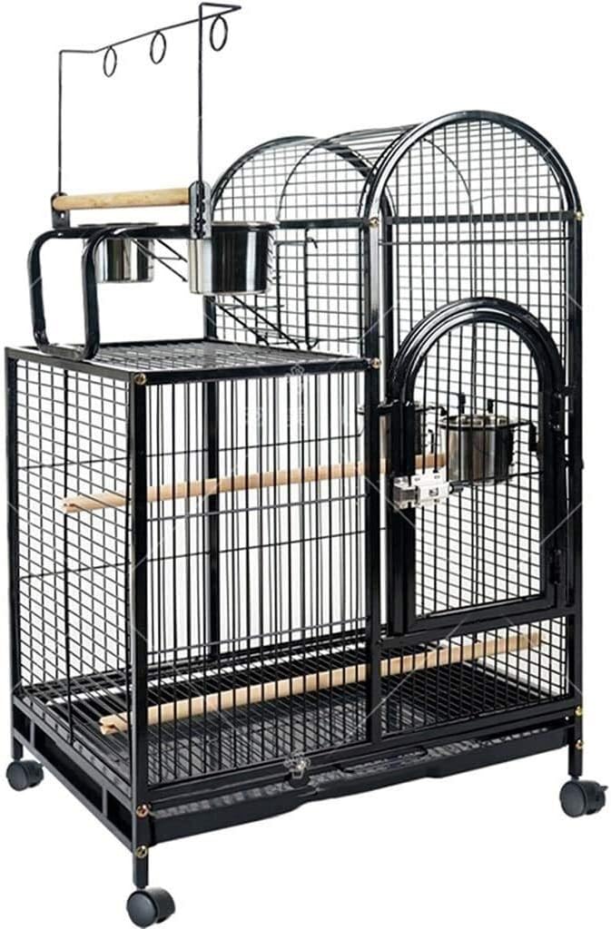 Jaula para pájaros Suministros para Mascotas Portador de pájaros Decoración de jardinería Jaulas para Loros para pájaros Grandes, Jaula de Vuelo para periquitos, Jaula para Loros de Lujo par