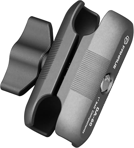 Miniatura 9 de FANAUE Soporte de teléfono de aluminio para bicicleta con bola de 1 pulgada para teléfonos inteligentes con un ancho de 2.3 a 3.7 pulgadas,