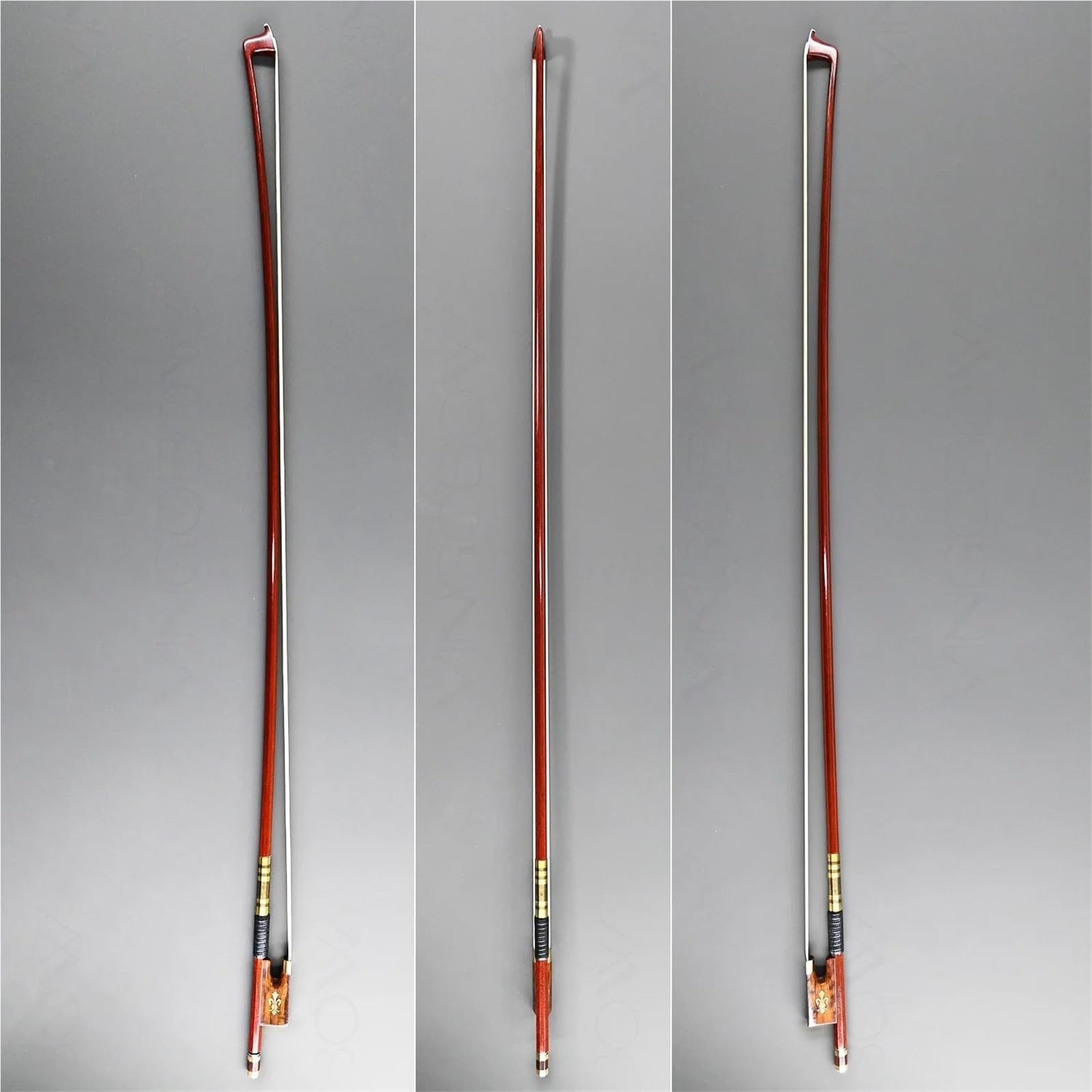 principiante Práctica Arco Violín Tamaño 4/4 piezas de violín accesorios arco híbrido fibra de carbono arco de palisandro brasileño arco de madera de serpiente