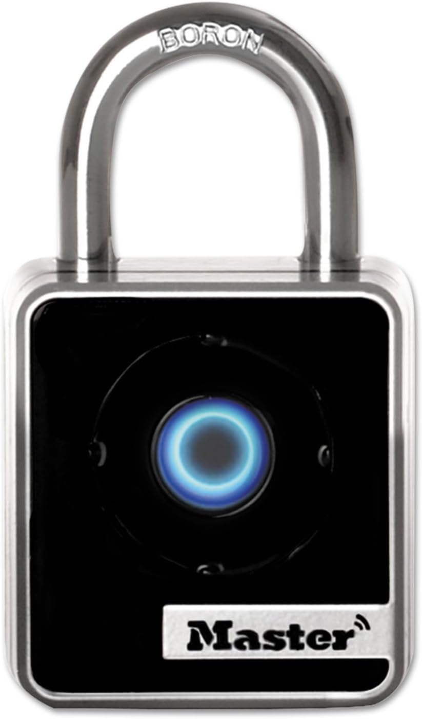 Padlock, Indoor Personal Use Bluetooth Lock, 1-29/32 in. Wide, 4400D