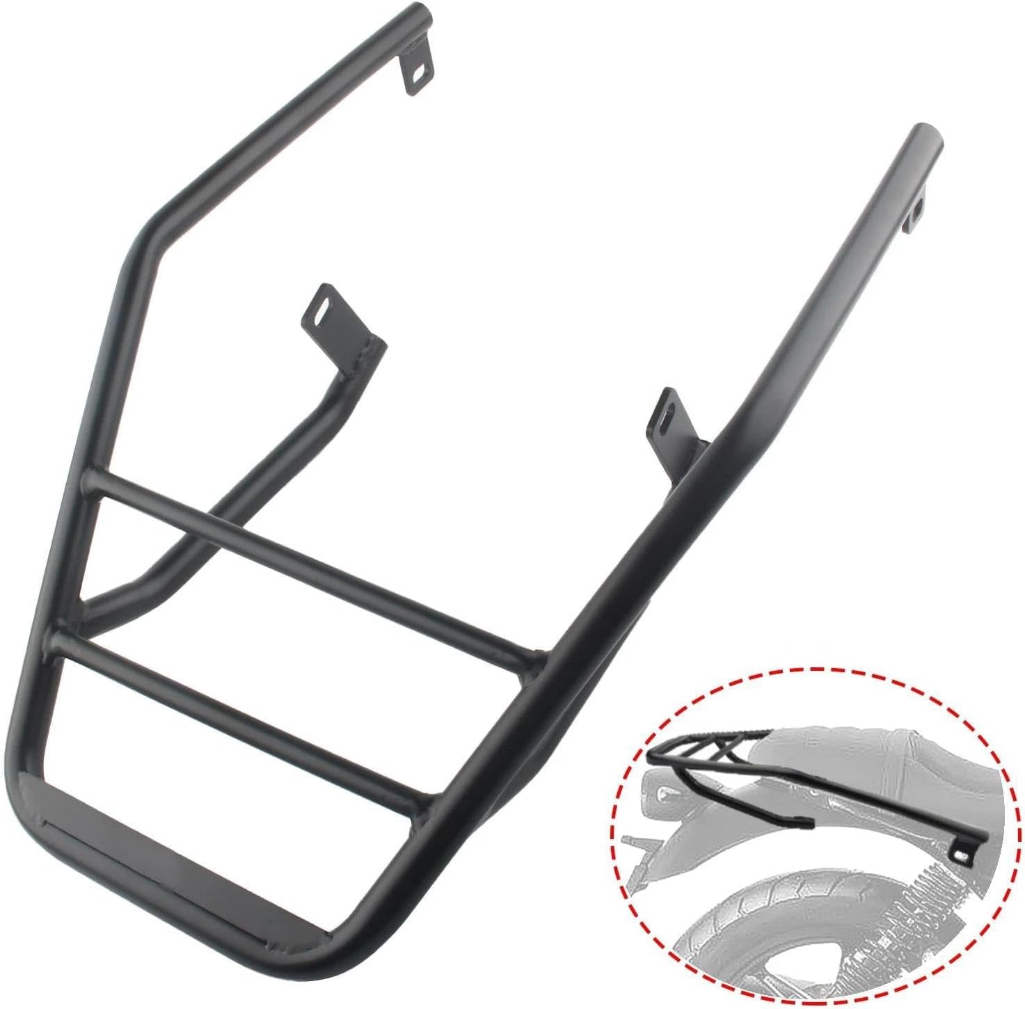 リア荷物ラック オートバイリアラゲッジラックエクステンションモトキャリアサポート ために モト ために グッツィV7 III ために