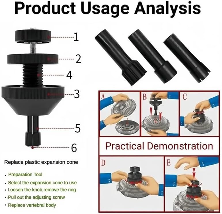 Car Clutch To Hole Corrector Alignment Tool Universal Dismantle Correcting(2 Set)