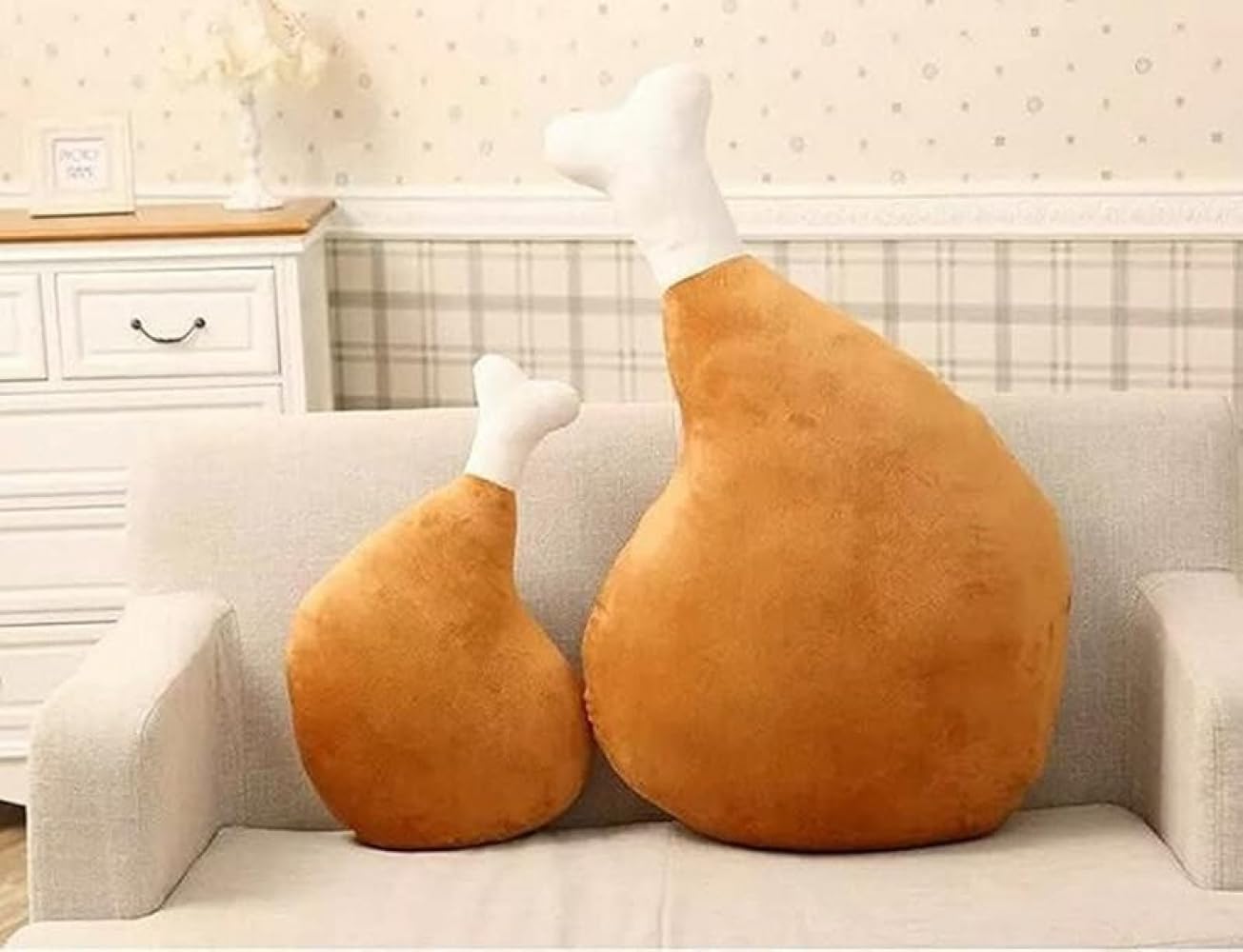 15cm かわいい鶏の脚型ぬいぐるみ枕｜柔らかくて愛らしく、快適な相棒｜お子様や若者の毎日の使用に最適