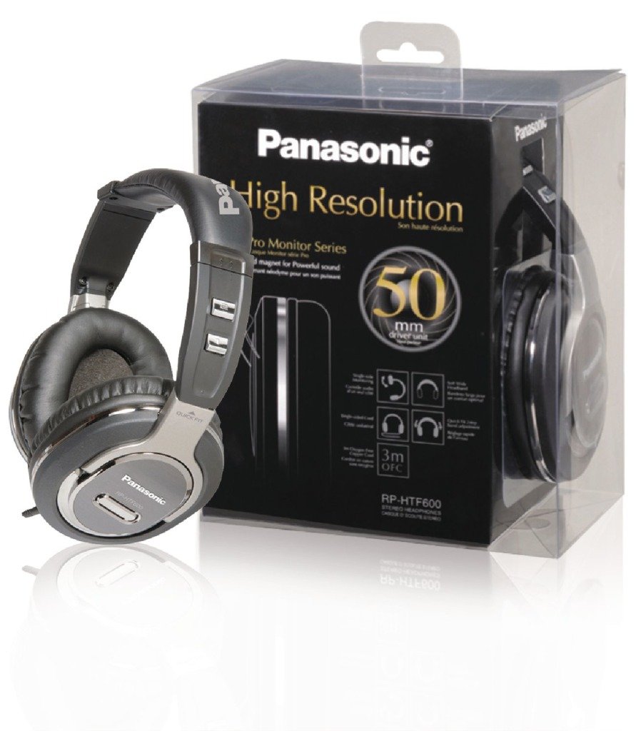 PANASONIC RP-HTF600E-S High End HiFi Headphone - Silver