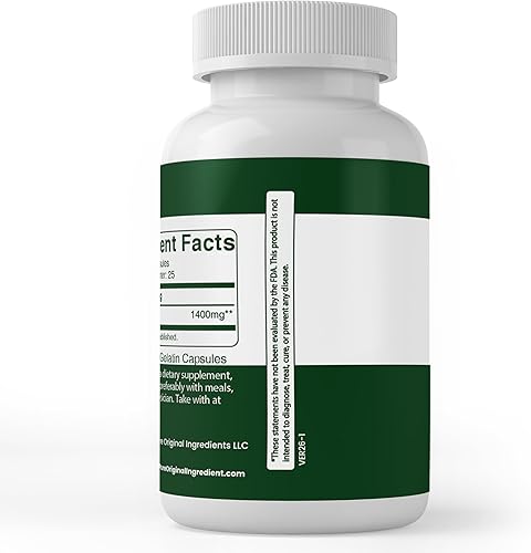 Miniatura 3 de PURE ORIGINAL INGREDIENTS Espirulina (100 Cápsulas) Rica en Ficocianina, Pura