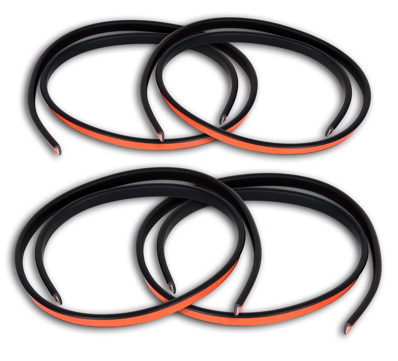 Auto Spatbord Flares, 4 Stuks Universele Auto Spatbord Spatborden 80cm Voor Achterwiel Auto Spatborden Voor Auto Suv Offroad