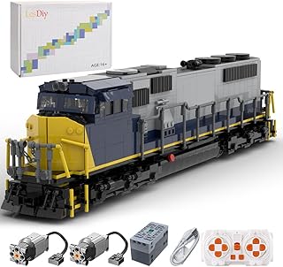 Technic Train Model, RC Train Model Small Particle Building Blocks Toy Set, Train Playset Creative Toys for Kids Compatible with Lego Architecture (2074PCS/Dynamic Version)