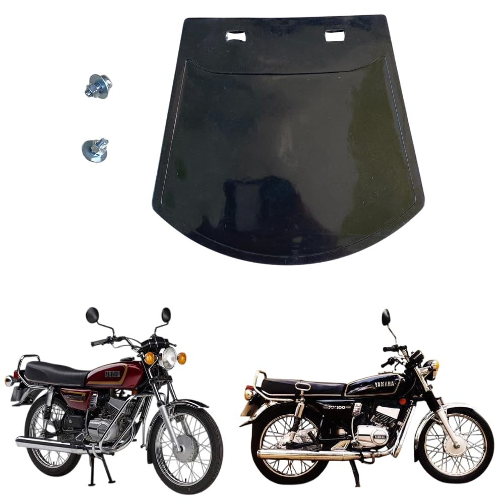Road Religion Yamaha RX 100/RX 135 Front Mud Flap with Screw Fitting-image-49