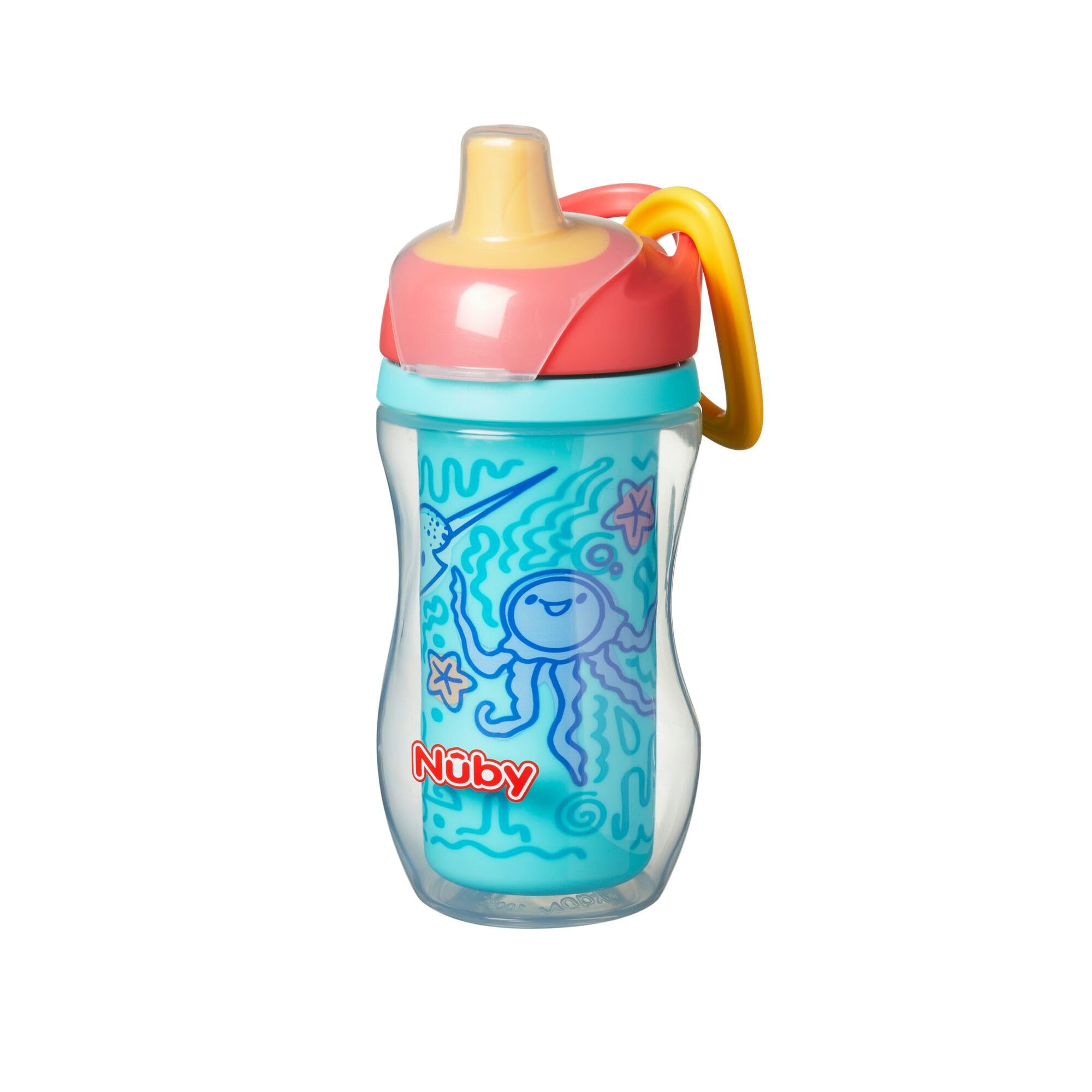 Nuby Insulated Sipper Cup - Toddler Beaker with Removeable Valve, Birds, 270ml - Image 2