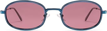 Retro Oval Sunglasses for Women Men Trendy Large Round Y2k Sunnies AP3681