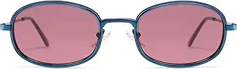 Retro Oval Sunglasses for Women Men Trendy Large Round Y2k Sunnies AP3681