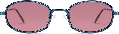 Retro Oval Sunglasses for Women Men Trendy Large Round Y2k Sunnies AP3681