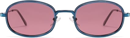 Retro Oval Sunglasses for Women Men Trendy Large Round Y2k Sunnies AP3681