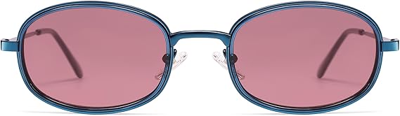 Retro Oval Sunglasses for Women Men Trendy Large Round Y2k Sunnies AP3681