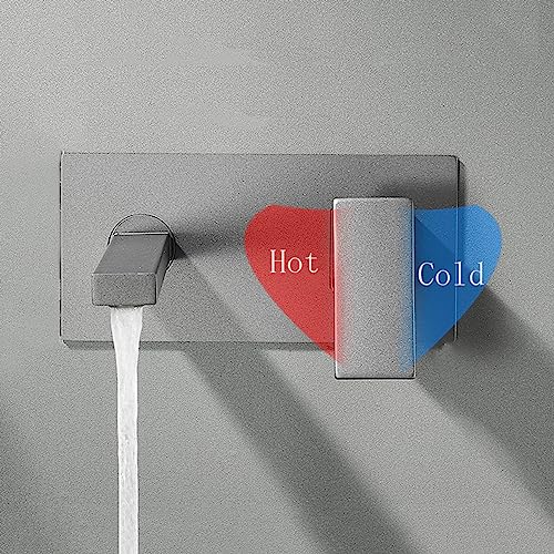 Robinet de lavabo mural noir AMUCK pour transformer votre salle de bain en un véritable spa privé - 6