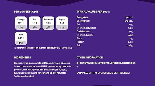 Miniatura 4 de Bolsa de chocolate original Cadbury Eclairs importada del Reino Unido Inglaterra
