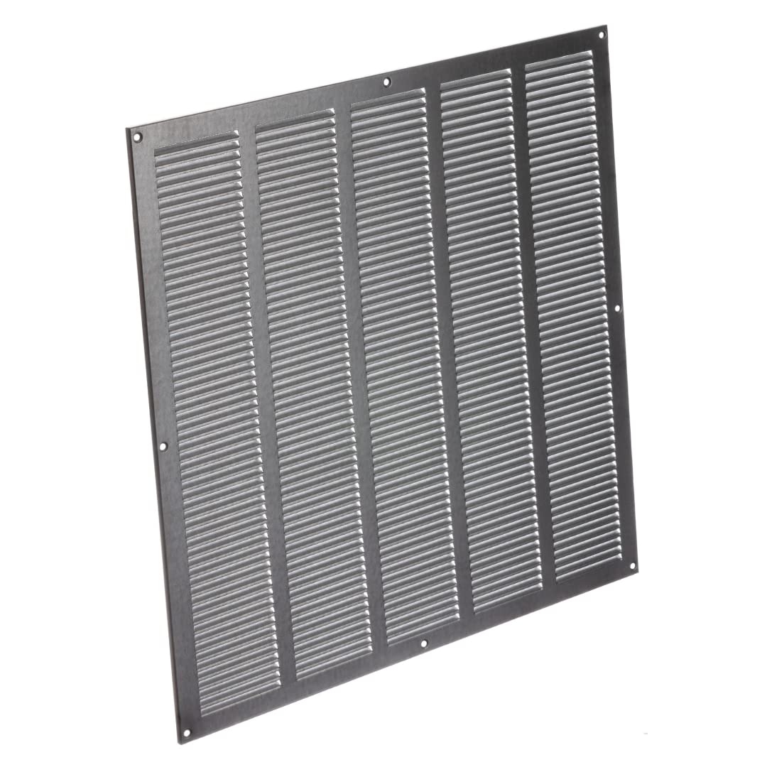 500x500mm Rejilla de Ventilación con Mosquitera - Rejillas de Aireación Metálicas - Acero Galvanizado