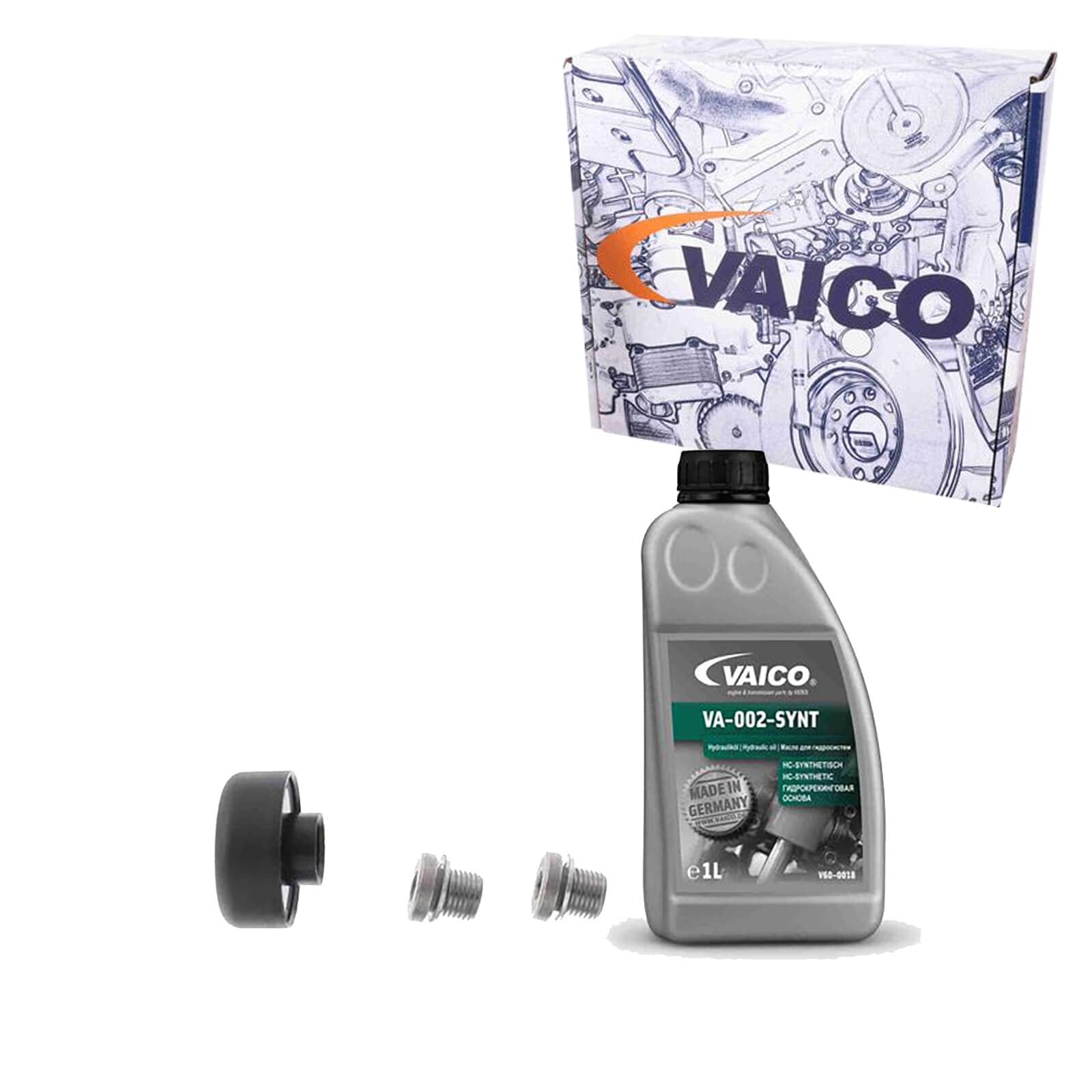Vaico Getriebeöl Ölwechsel Set Machatronik+Getriebeeinheit | V10-5582-SP2 + V10-5582-SP1 passend für DQ200