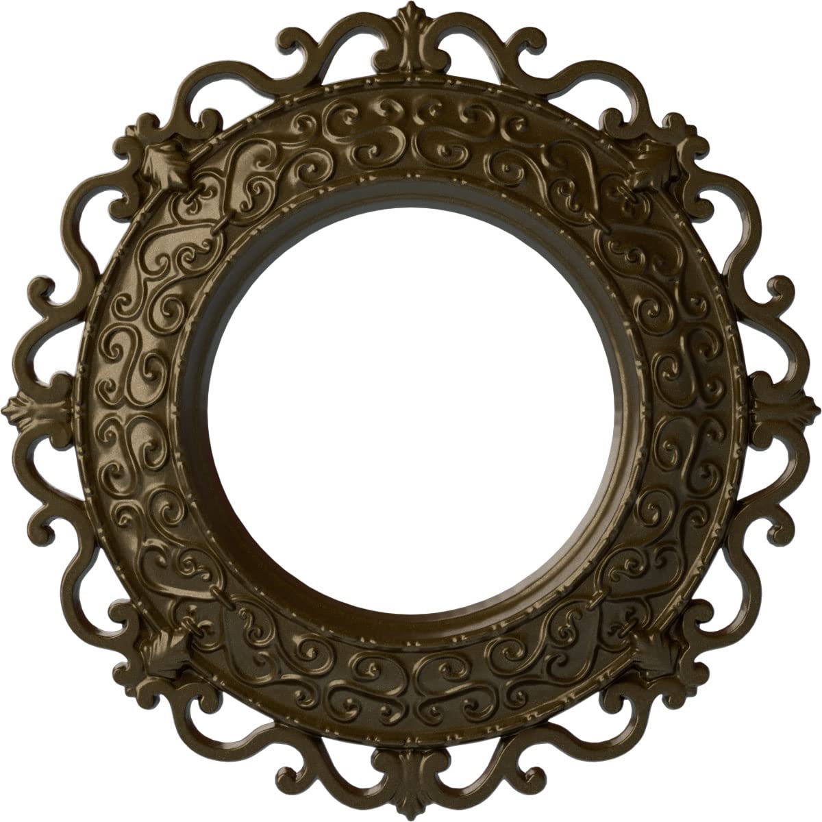 13 1/4"OD x 6 5/8"ID x 1 1/8"P Orrington Ceiling Medallion (Fits Canopies up to 6 5/8"), Hand-Painted Athenian Green — Amazon image 24