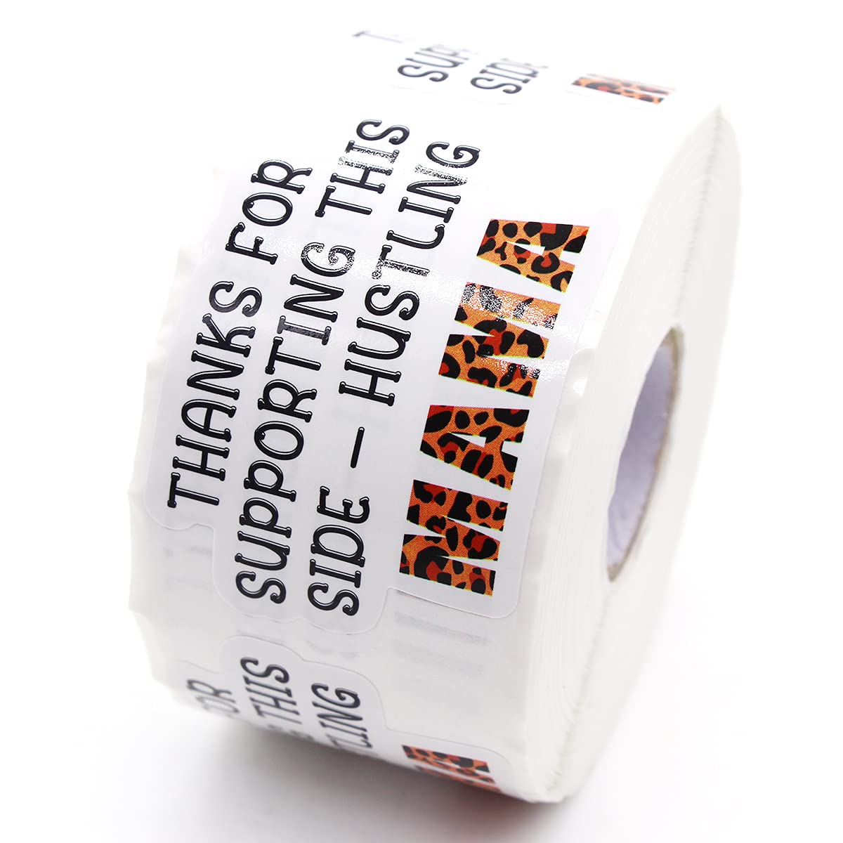 1.5 Inch Thanks for Supporting This Side- Hustling Mama Sticker,Thank You Sticker,Small Shop Sticker, Small Business, Handmade Sticker,Packaging Sticker, 500 PCS