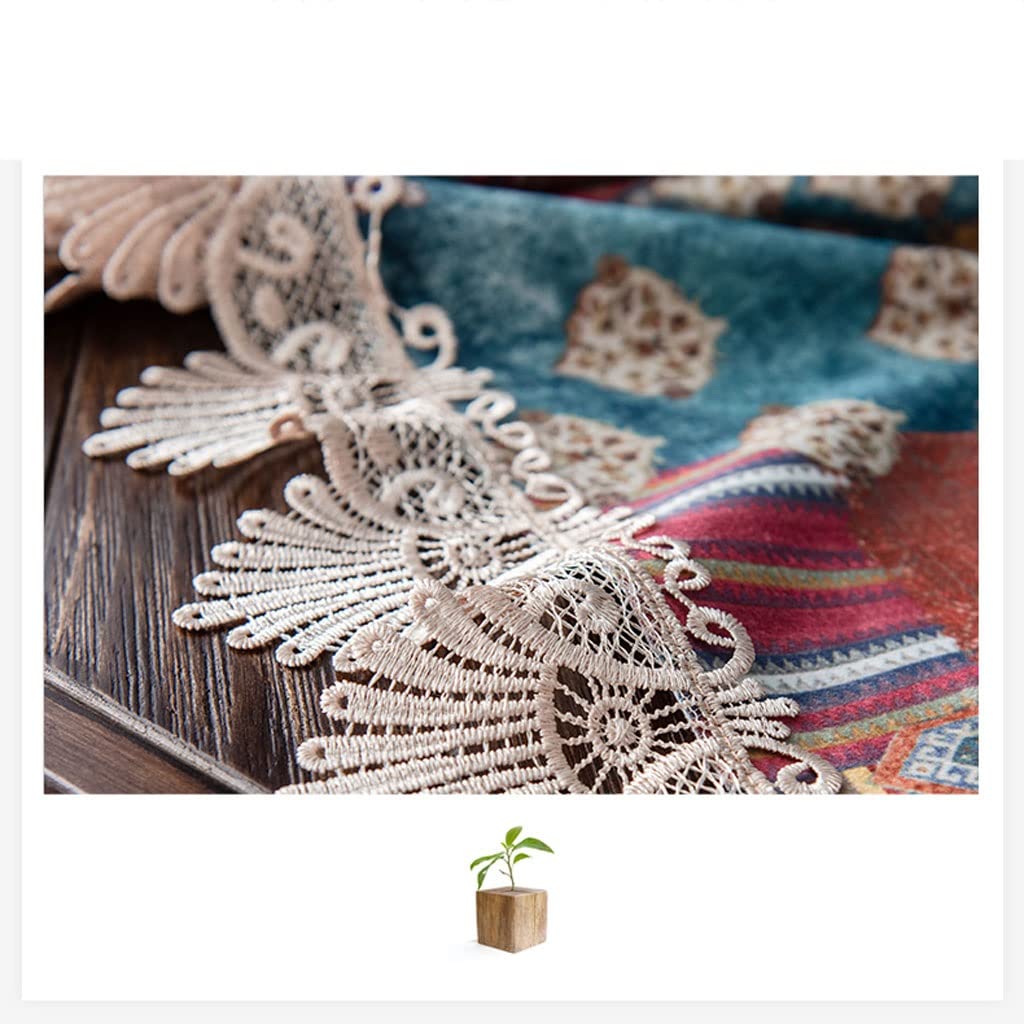 UNNS Panno da Tavolo Morbido Tovaglia Rotonda Tessuto Square Quadrato Square Square Stile Etnico Casa for Tavolo da Pranzo Cucina Tavolo da caffè Tavolino da Pranzo Tavolo da Pranzo Decorazione Panno