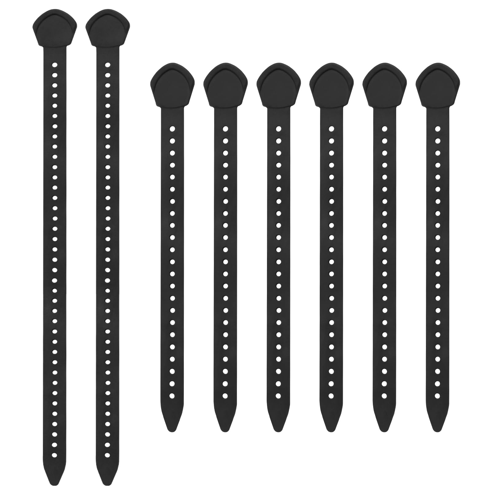 Snowshoe Straps for MSR Snowshoes Includes 6x12 and 2x18 Straps Compatible with MSR Denali Evo Ascent Snowshoes PosiLock