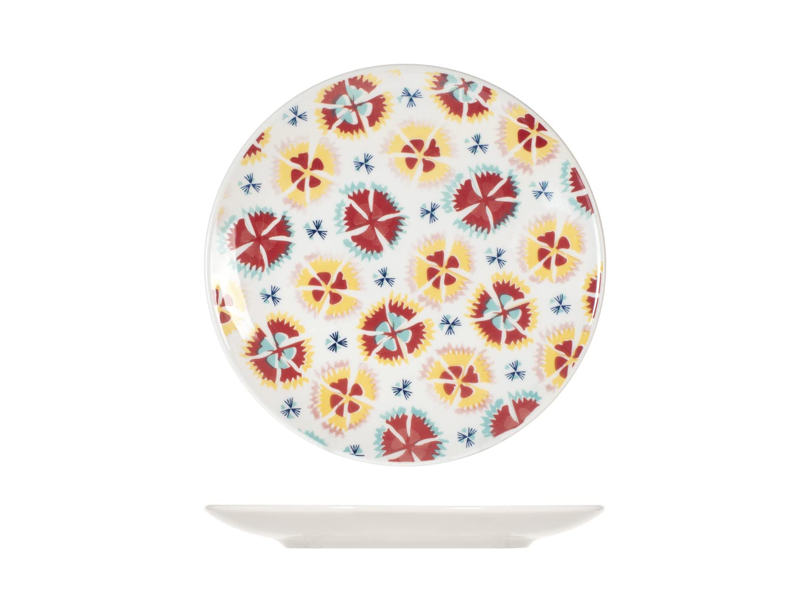H&H Mic&Match - Juego de mesa (18 platos), decoración de verano, colorido