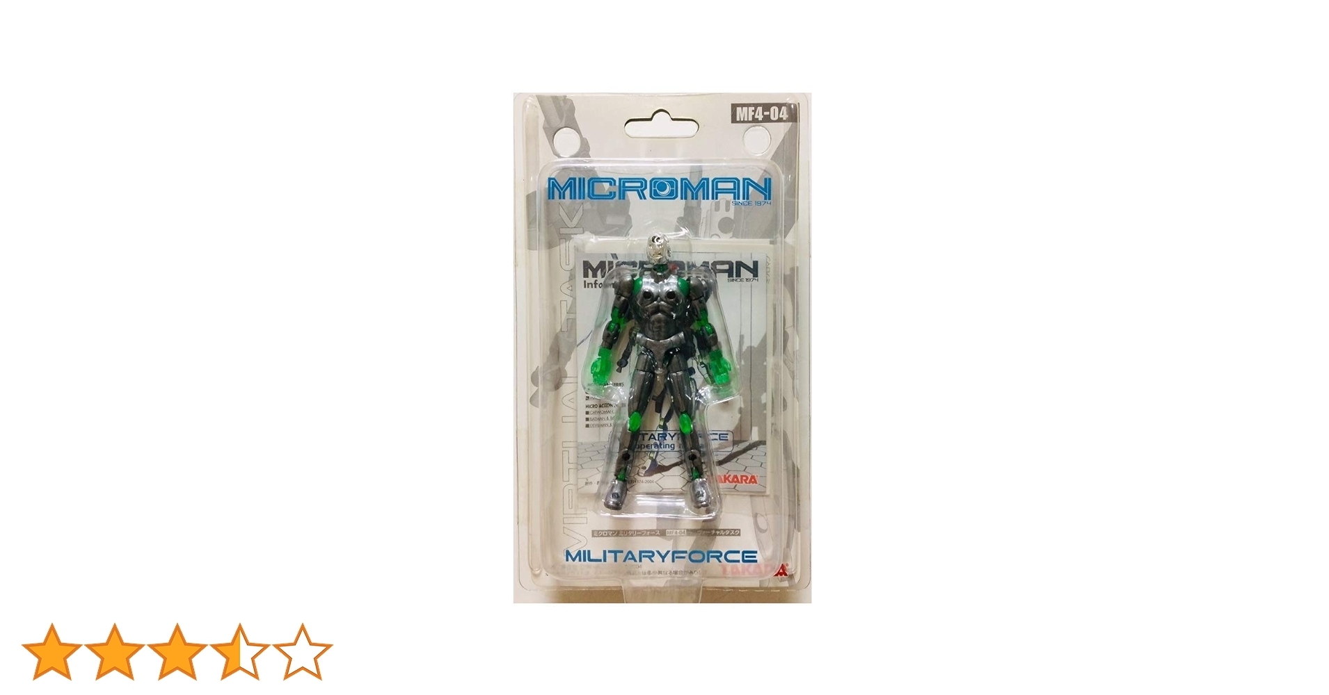 【未開封】ミクロマン2004 ミクロマン ミリタリーフォース 9体セット Amazon | ミクロマン ミリタリーフォース MF4-04 ヴァーチャルタスク