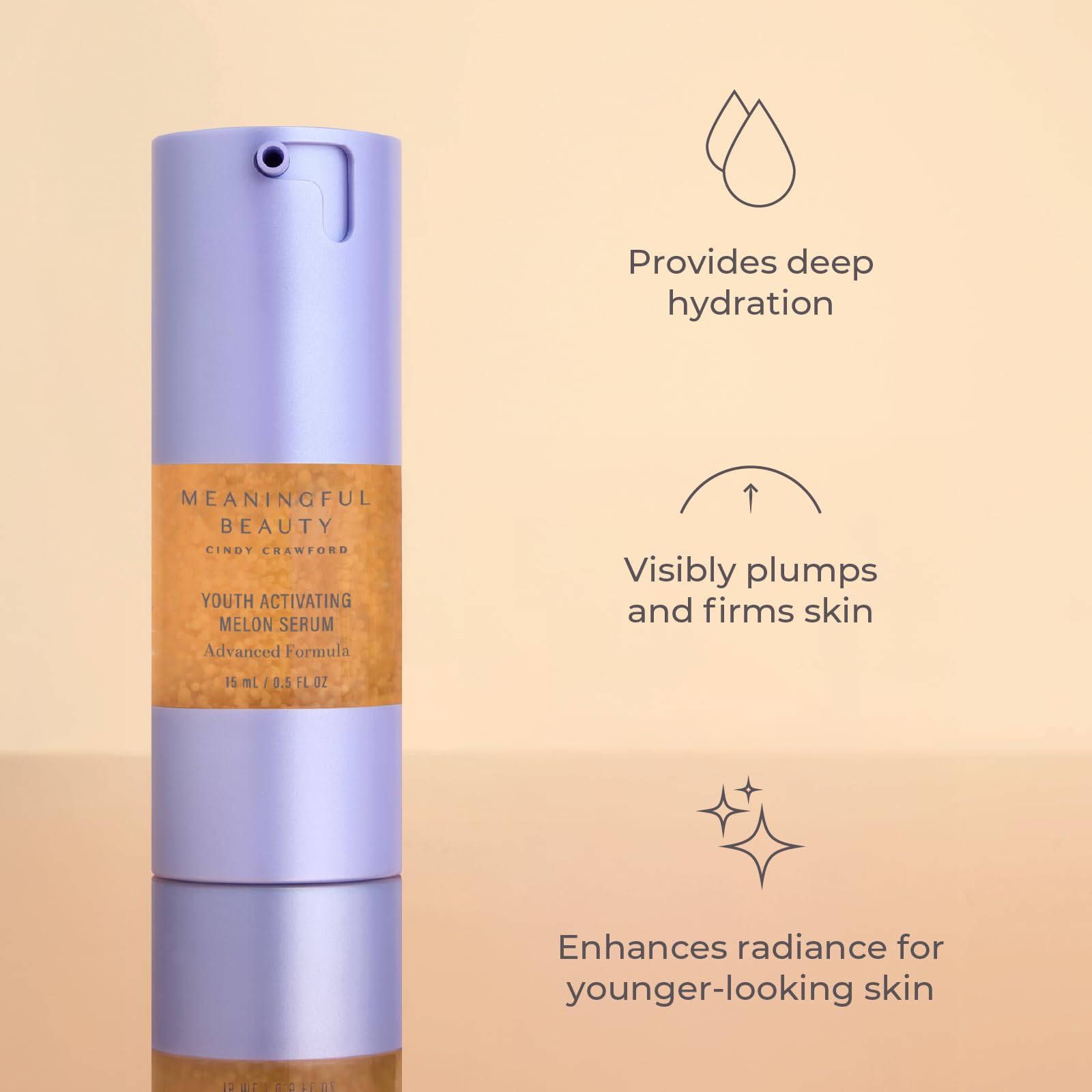 Meaningful Beauty Essentials Skincare System Advanced Formula Starter Kit, with Melon Super Antioxidants, Includes Youth Activating Melon Serum, Day Creme & Eye Cream for Younger-Looking Skin