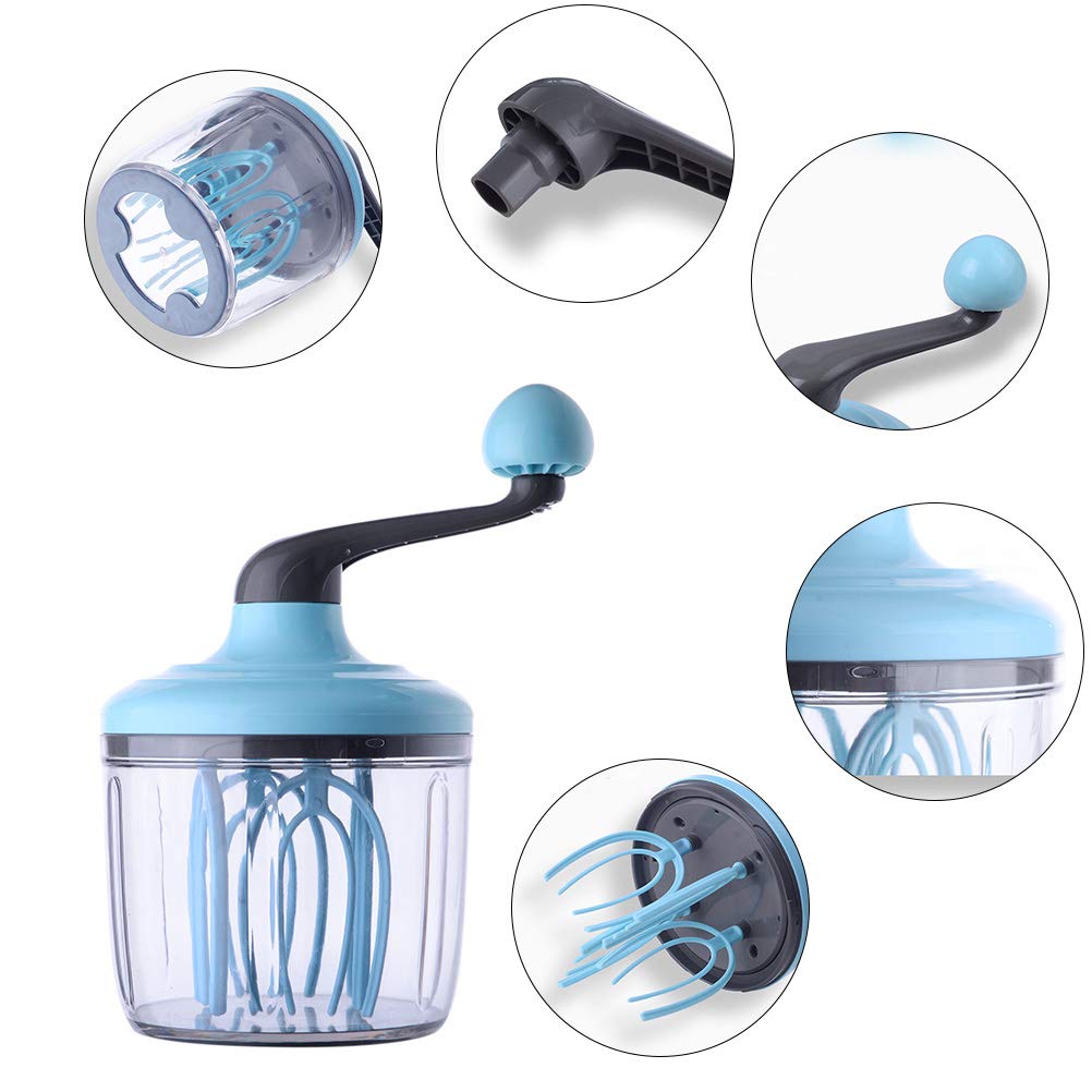 Batidor Manual de Huevos, batidora batidora de Mano, Crema agitadora Foamer Whisk Herramientas de Cocina