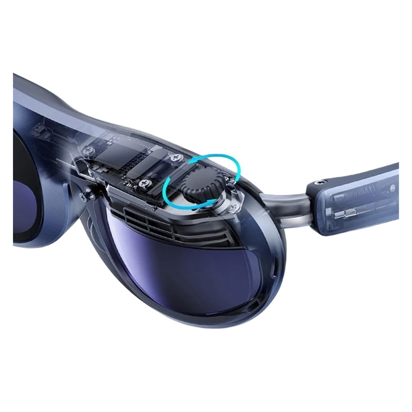 Max 3D AR Smart Glasses 215" Max Screen VR All-in-One With 120 Hz Refresh Rate&1080P FHD Micro-OLED For Phones/Switch/PS5(HUB Station)