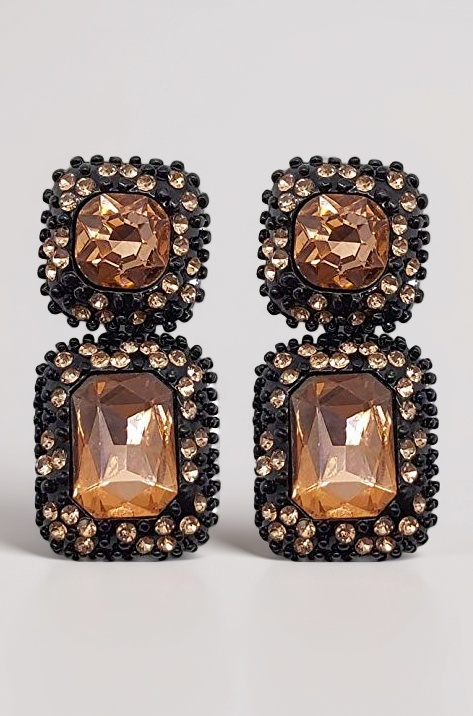 YouBella Fashion Jewellery Ear Rings Drop and Dangler Earings Crystal Earrings for Girls and Women