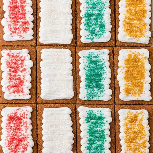 Image of Sweets Indeed Sprinkles, 4 Pack, Edible Sprinkle Mix, Perfect for Cake Decorations, Baking, Ice Cream, Cookies, Cupcake Topper (Holiday Sugar)