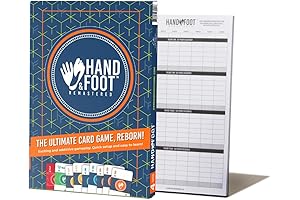 4 Player Edition + Optional Scorepad for Hand and Foot Card Game