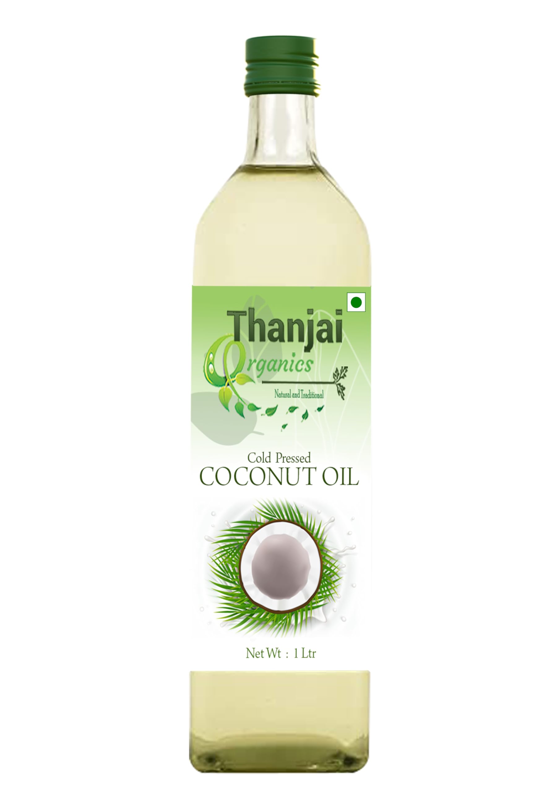 Thanjai Organics Cold Pressed Coconut Oil Chekku/Kacchi Ghani Chemical Free 100% Natural Wood Pressed Coconut Oil (1 Ltr) (B0CJ54TRHJ) Amazon Price History, Amazon Price Tracker