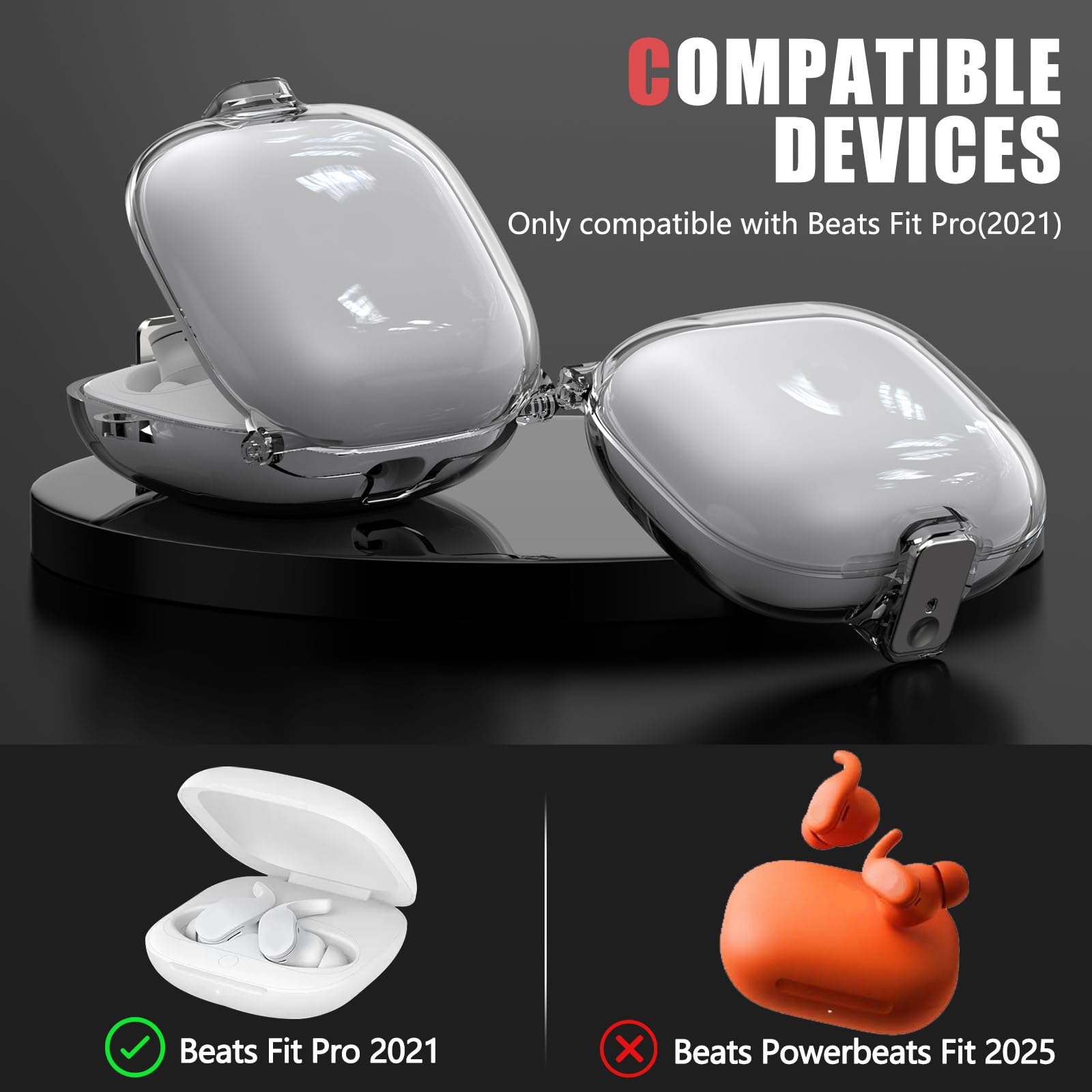スマホアクセサリー Beats fit pro Amazon.com: 【with Safety Lock】 for Beats Fit Pro Case Cover