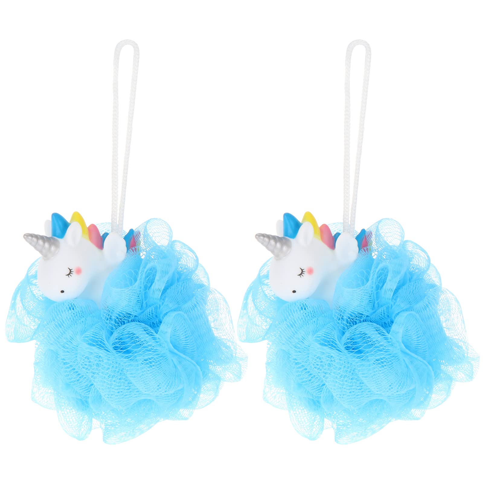 Bath Shower Loofah Sponge Unicorn Bath Sponge Mesh Shower Balls for Adults