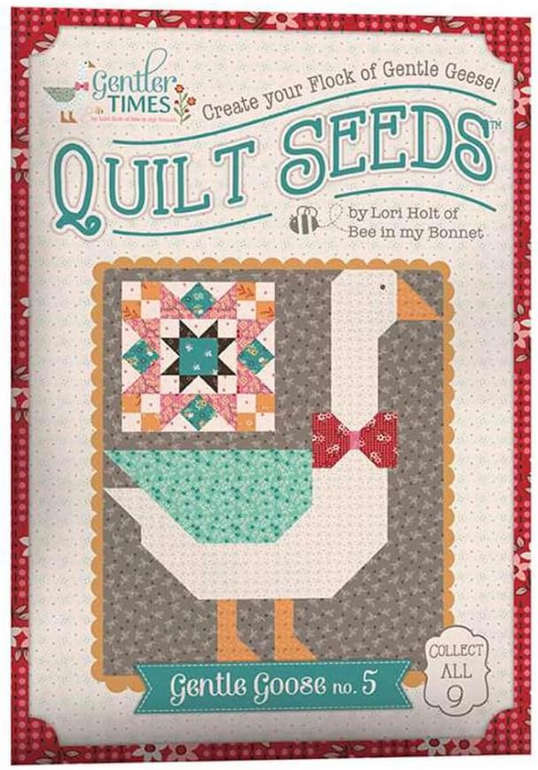 Riley Blake – Complete Set of Gentler Times Quilt Seeds by Lori Holt of Bee in My Bonnet | 9 Quilt Block Patterns in Keepsake Packaging