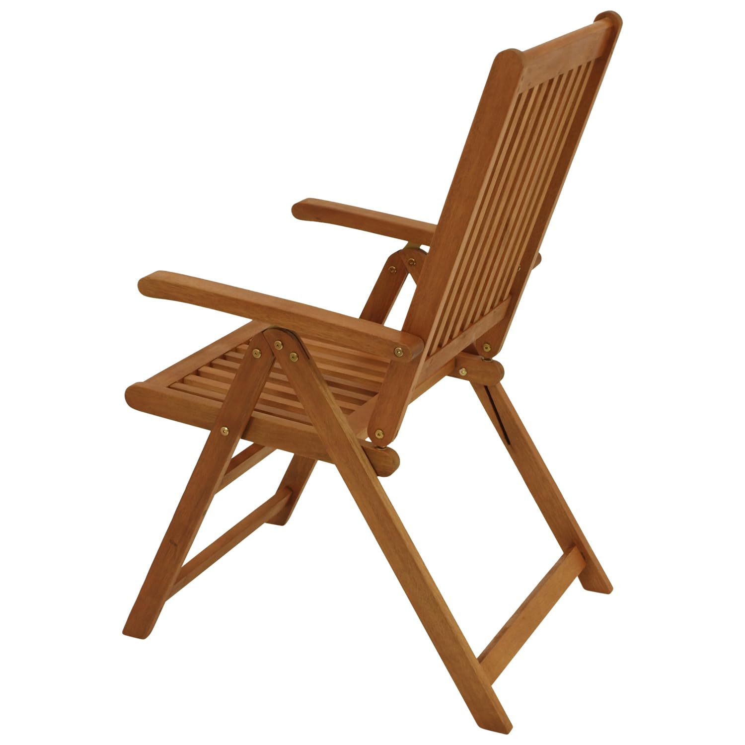 DEGAMO 2X Klappsessel LAGO 8-Fach verstellbar, Eukalyptus geölt, FSC®-Zertifiziert