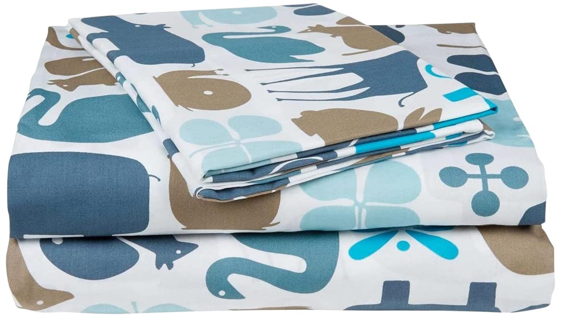 DWELLSTUDIOTwin Sheet Set- Gio Aqua