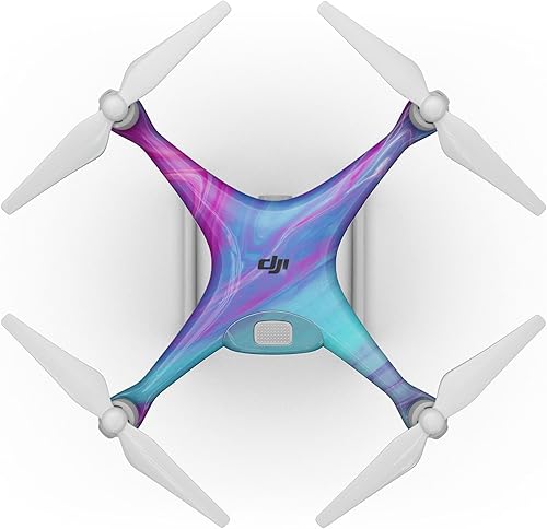 Vista 33 de DesignSkinz - Compatible con Drone DJI Phantom 4 Pro - Vinilo adhesivo protector resistente a los arañazos - Marbleized Pink Paradise V7 Paraíso