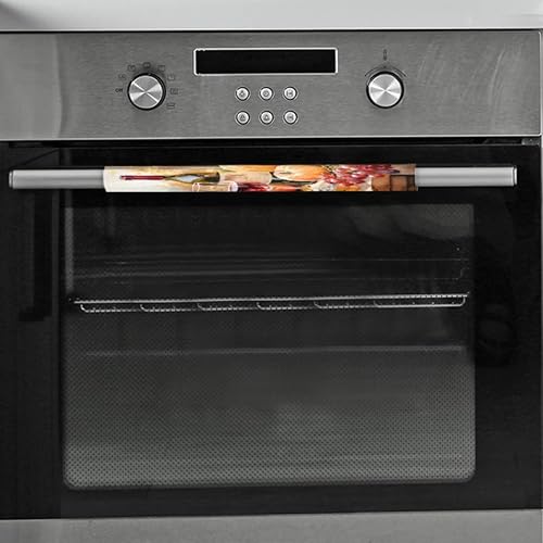 Miniatura 7 de Juego de 2 manijas de puerta de refrigerador, botellas de vino, calabaza de uva, juego de 2 manijas lavables para electrodomésticos de cocina,