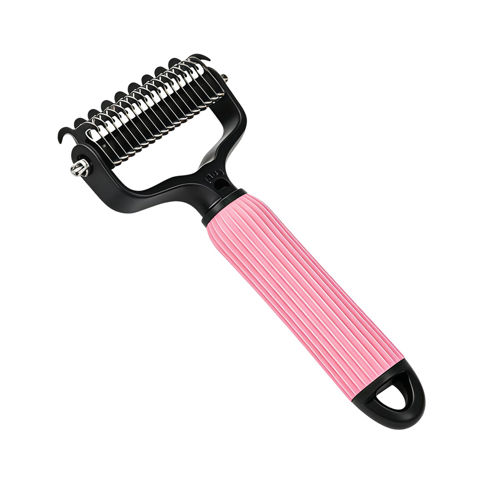 Kaeltsyn A Portable Double Sided Nimal Comb Pet Deshedding Brush Perfect For Travel Quickly Smooths Nd Untangles Matted Hair Detangling Comb For Nimal