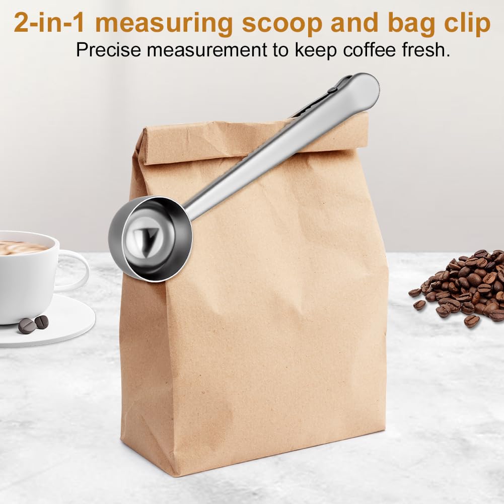 HOTUT French Press, 350ml Caffettiera Francese in Acciaio Inox, Caffettiera Pistone Filtro con 2 Fltri e Cucchiaio, Funzione Termica, Americano Macchina per Caffè o Tè, per 3 Tazze