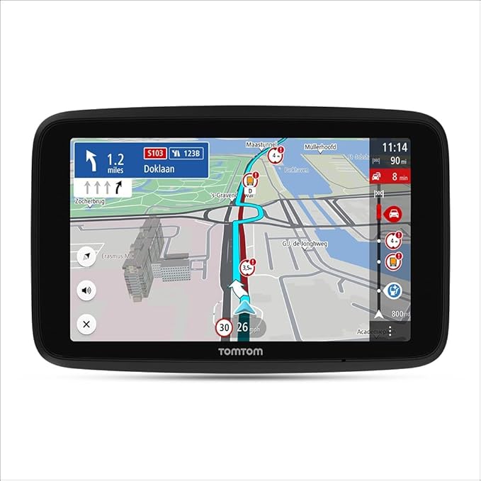 tomtom truck sat nav go expert 5 inch capacitive screen with custom large vehicle routing and pois tomtom traffic world maps live restriction war