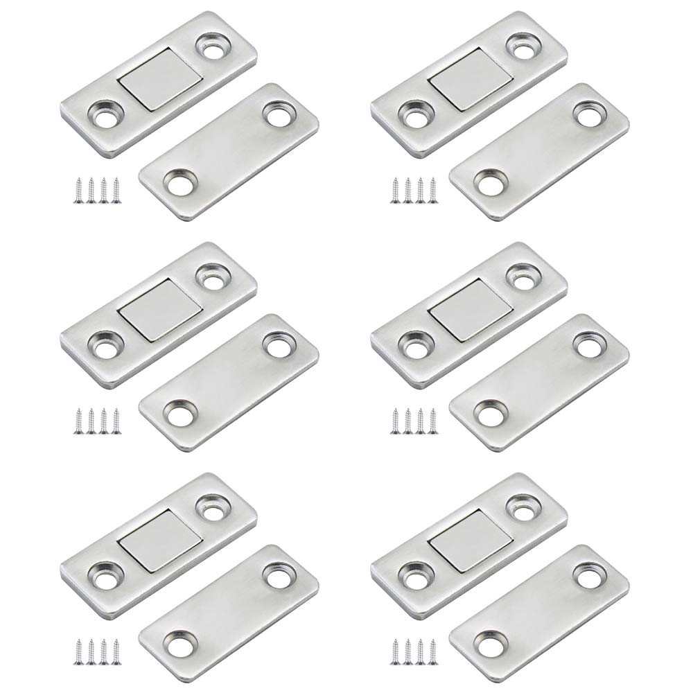 Buy KingYH 6 Pack UltraThin Door Catches Stainless Steel