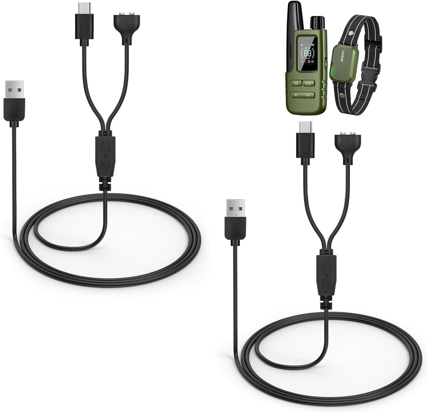 Jugbow 2-in-1 Magnetic and Micro USB Charging Cable