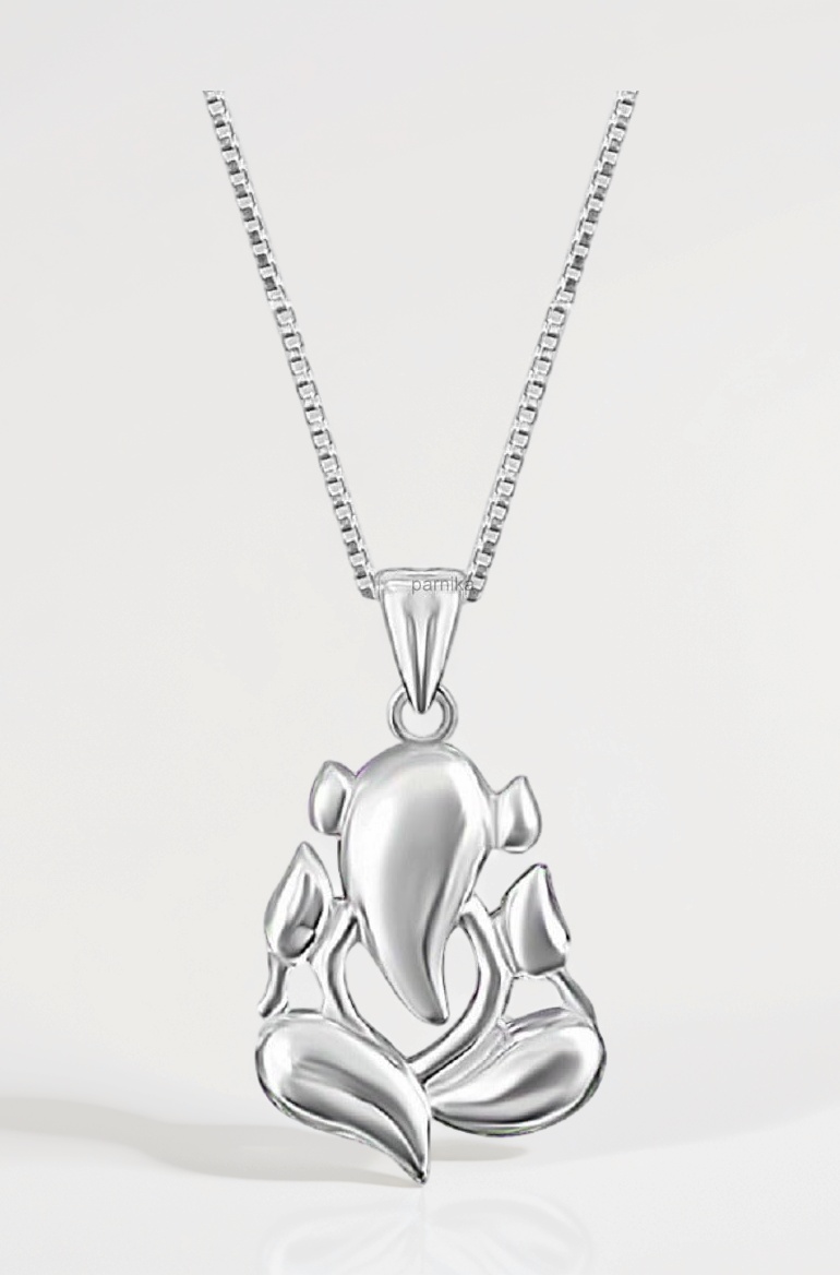 (Formerly MJ 925 Pure 92.5 Sterling Silver Divine Pendant for Boys Girls, Men & Women | God Dollar Locket | Gift For Her n Him |