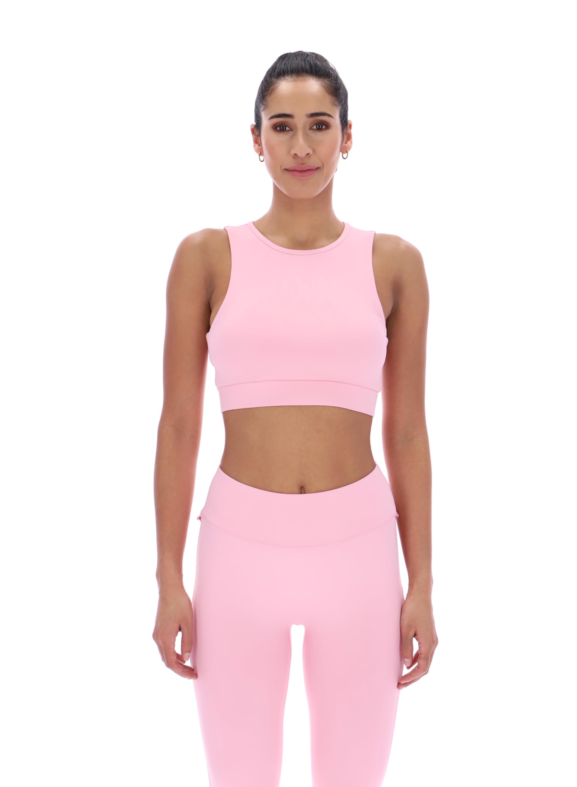 Ted Baker Women's Pale Pink Aria Ruffle Yoga Bra In | : Extra Large